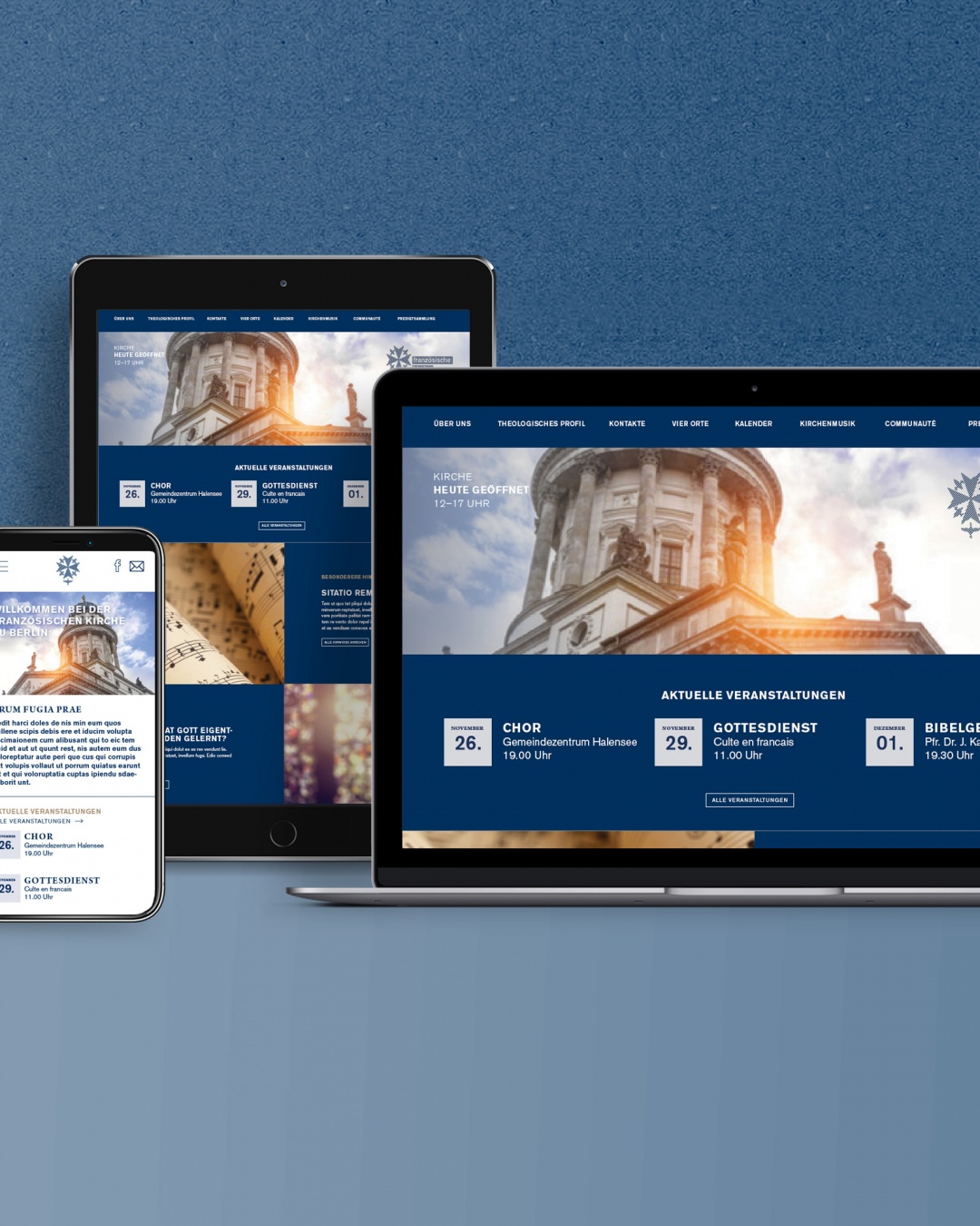 Drupal 9 Website Relaunch der Französischen Kirche Berlin