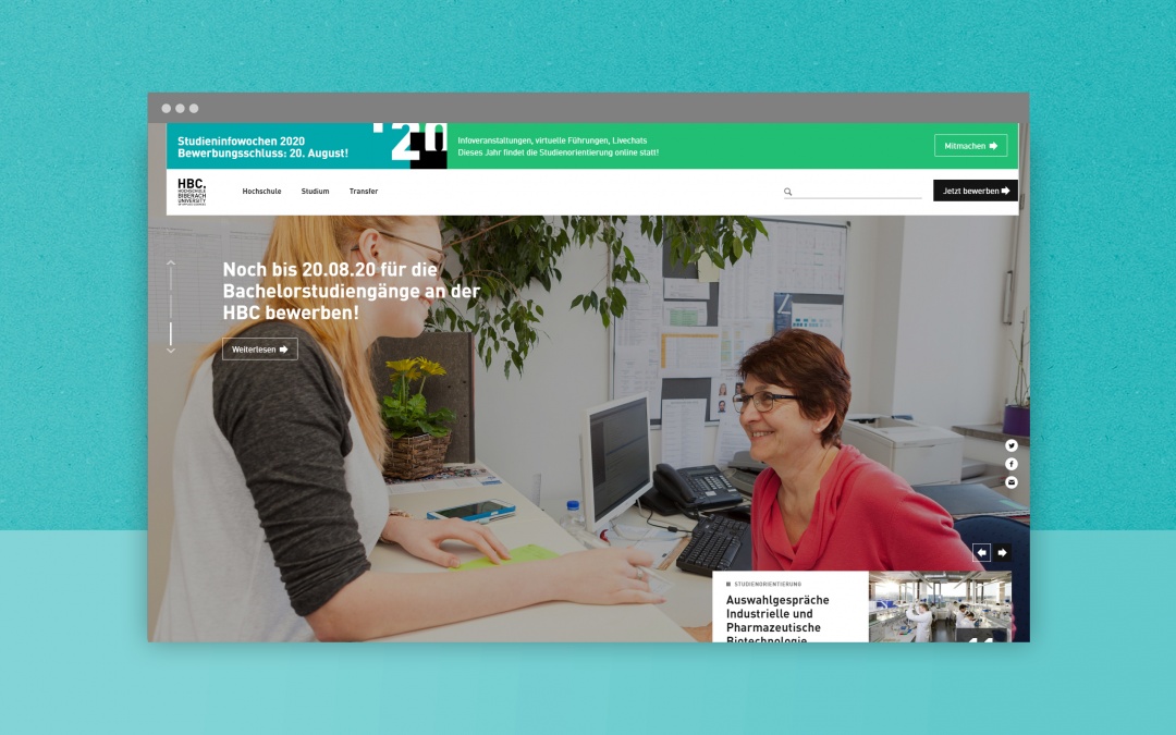 Hochschule Biberach Drupal 8 Website