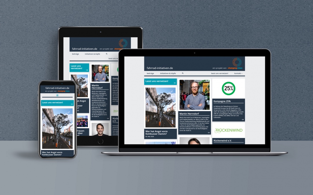 Fahrrad-Initiativen Website