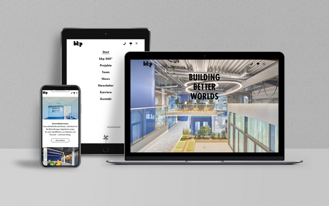 bkp Architekten Drupal responsive Drupal 8 Website
