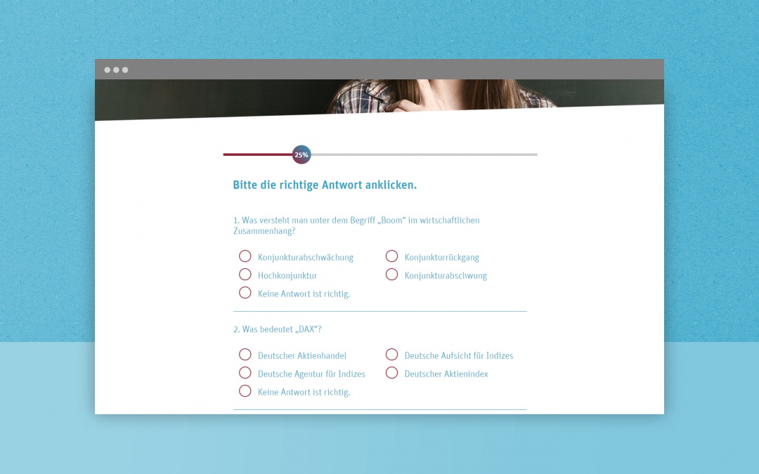 Eignungstest zum/zur Steuerfachangestellten - responsive Drupal 8 Website Screenshot 3